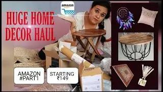 HUGE(affordable) HOME DECOR HAUL | AMAZON | Furniture,Rugs,Cushion Covers etc.| PART 1