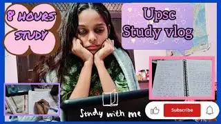 8hours study vlog || upsc aspirant || minivlog || #upscjourney #dailylife #dreamhome 