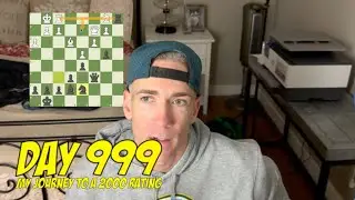 День 999: Играю в шахматы каждый день, пока не достигну рейтинга 2000.
