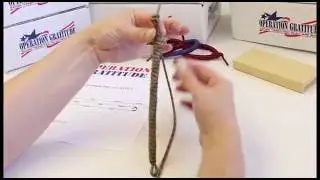 Operation Gratitude Paracord Bracelet Instructions (Right Handed)