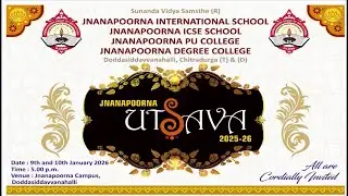 JNANPOORNA COMPUS - 1 | DODDASIDDAVVANAHALLI | DAY - 1
