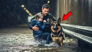 They Mocked His Flood &ldquo;Fortress&rdquo;&hellip; Until a Police Dog Saved the Whole Town