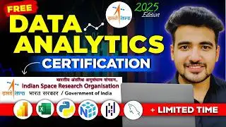 ISRO Free Data Analytics Course Launched ️&zwj;🔥 Limited Time to Join this Free Course