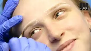 Powdered Brows Procedure, steps (Ana's Beauty Lab, Austin, TX)