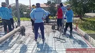 Construction Vlog #2 Concrete Pouring at Second Floor (buhos)