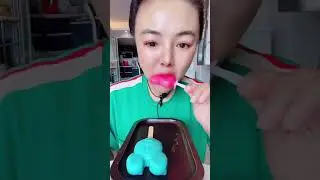 asmr eating ice cream fast