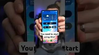 Widget Stacking is magic on Galaxy phones!