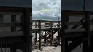 Hurricane Nicole Aftermath Vero Beach #verobeach #hurricanenicole #hurricane #surf #naturaldisaster