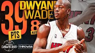 Young Dwyane Wade TAKES OVER In an Epic Performance vs Jazz | 39 Pts, 8 Asts 🔥⚡