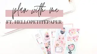 Plan With Me! Ft. HelloPetitePaper | Book Lover