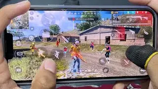iPhone 11 Free Fire / iPhone 11 Full Handcame / iPhone 11 Solo VS Squad / iPhone 11 Gaming Test 🎮