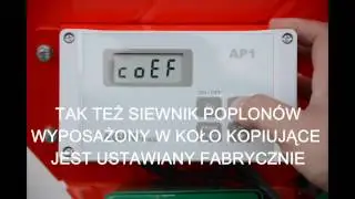 AGRO-MASZ SIEWNIK POPLON&Oacute;W SP200 -czujnik stanu  iSEn (w wersji siewnika z kołem kopiującym)