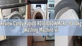 Review Candy Rapid&Oacute; RO16106DWMCR7-80 10kg Washing Machine with 1600 rpm - Graphite - A Rated