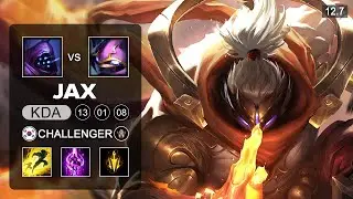 TF Blade Jax vs Kennen Top - KR Challenger - Patch 12.7 Season 12