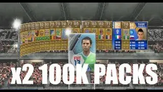 FIFA 13 | x2 100K PACKS! (ft. Insane 89 + 87 pulls!)