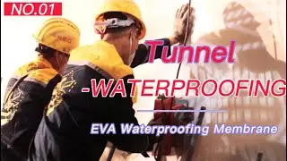 HDPE/EVA Waterproofing Membrane for Tunnel Project