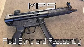 MP5 field strip.