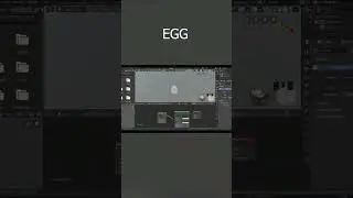 How to create an egg in blender Time lapse