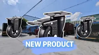 VIMA New Product&mdash;Rubber and Nylon Swivel Brake Medium Duty Caster