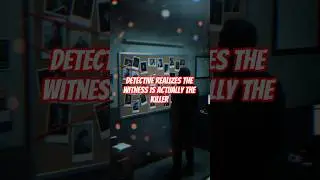 Detective Realizes The Witness Is Actually The Killer | True Horror Stories  #Scary #Horror #shorts