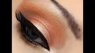 Burnt Orange Blown Out Halo Smokey Eye | ellie_gsmith