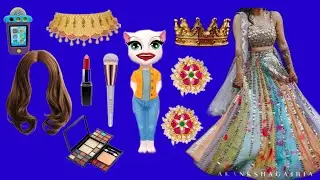 Talking single Angela ka funny makeup video|| comedy video 