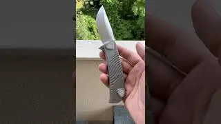 Titanium BEAST Of A Folding Knife #edc #edcknife #knifereview #titaniumknife #blade #review #knives