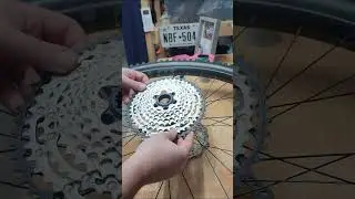 New 12 speed Shimano SLX cassette install #asmr #mtb #mtblife #trail  Himalo frame build #shorts