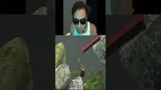 Getting Over It with Head Controlled Mouse - Day #1 Trials and Tribulations