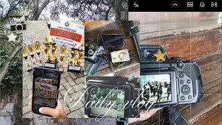 (#2/daily vlog)' being a pdd girl, productive time && take video 
