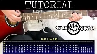 Lost in you - Three Days Grace (обучающая гитара) / Как играть