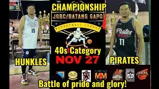 Championship Game for Pride and Glory! Hunkles vs Pirates | JOBC 40s | 27-11-2025 #basketball #live