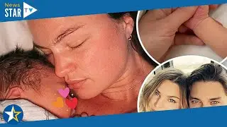 The Walking Dead star Tom Payne and his musician wife Jennifer Akerman welcome baby boy Harrison 384