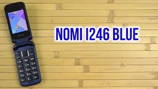 Распаковка Nomi i246 Blue