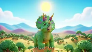 Colorful Dinosaurs Rhyme for Kids | Dinosaur Song, Colors Song & Nursery Rhymes 🦖🌈🎶