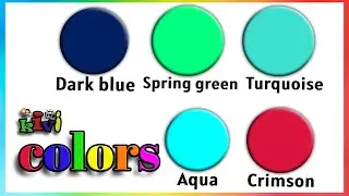 Color Song || Learn Colors & Names || Colors For Kids || kivitv || Preschool  || Kivitv.
