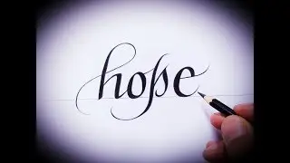 How to draw Calligraphy art with pencil easy Pencil Calligraphy tutorial for beginners step by step