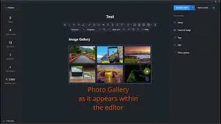 Publii Static Site CMS Installing Photo Gallery