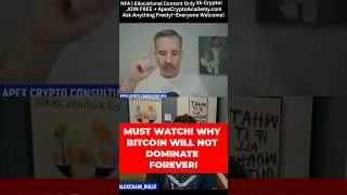 MUST WATCH! WHY BITCOIN WILL NOT DOMINATE FOREVER! #shorts