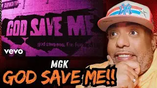 ALBUM REVIEW BEGINS | mgk - god save me (Official Lyric Video) | REACTION!!!!!