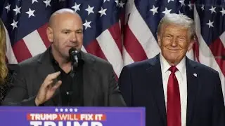 ‘Nobody deserves this more than him’: Dana White hails Donald Trump