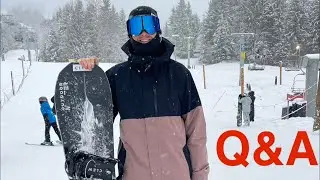 🔴 Live Snowboard Q&A - Powder Tips, New Outerwear & Snowboard Levels