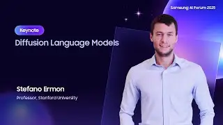 [SAIF2025] Keynote: Diffusion Language Models