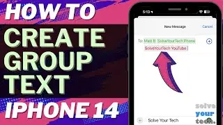 How to Create a Group Text on iPhone 14