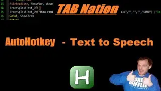 AutoHotkey - Text to Speech and Voice Change