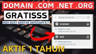Domain .COM .NET .ORG Gratis Aktif 1 Tahun Gratis - Tutorial Terbaru 2024