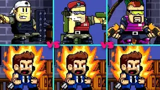 Dan The Man: Action Platformer - Knight Adventure - All Bosses With Barry (No Damage)