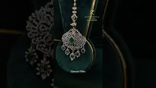 Diamond tikka #diamond #konkimallajewellers #gold #jewellery #igidiamond#anklets