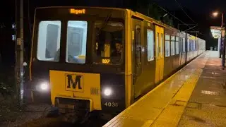 Tyne and Wear Metro | Metrocars 4035/4027 depart South Hylton