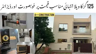 125 Square Yards Ali Block Villa A++ Construction 🚧 Available For Sale Precinct 12 Ali Block 